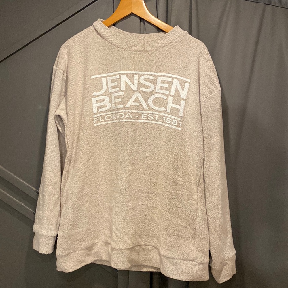 Jensen beach oversized beach sweatshirt